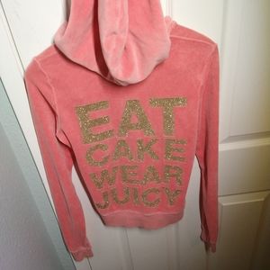 Juicy Couture velour zip up